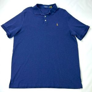POLO by Ralph Lauren Classic Fit Polo. Navy Blue. XL. 100% Cotton